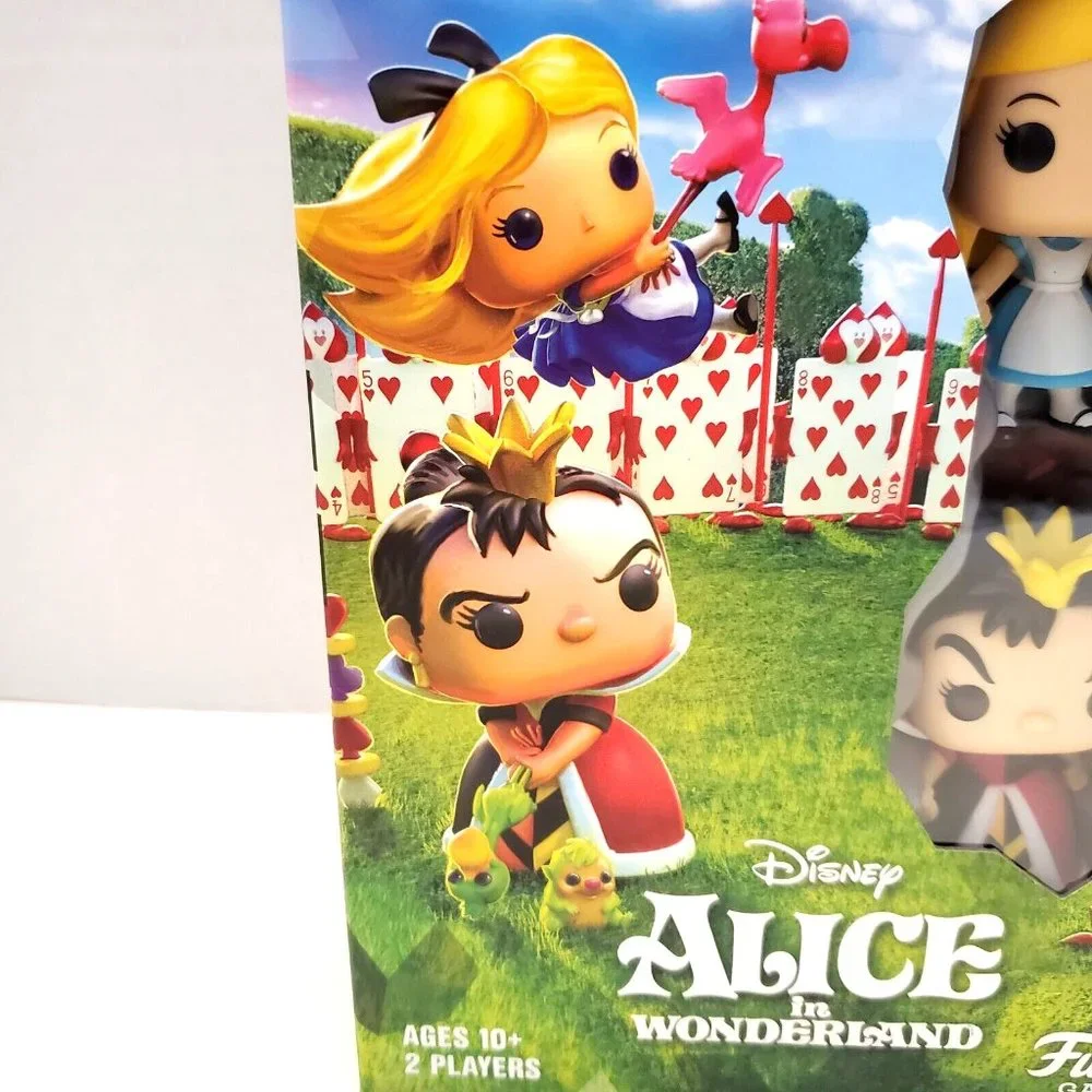 Pop! FUNKOVERSE Alice In Wonderland Strategy Board Game With 2 Characters NEW